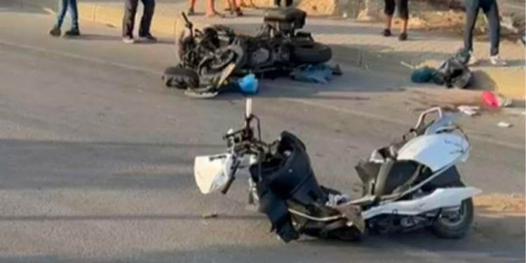 İki Motosikletin Çarpıştığı Kaza Kamerada: 1 Meyyit, 1 Yaralı